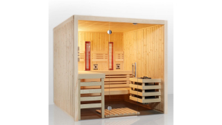 Infraworld Saunen mit Glasfront