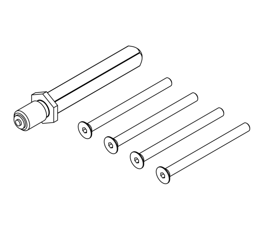 Griffwerk Türstärkenerweiterungsset für Schutzbeschläge