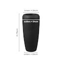 Klocke Design Pflanzgefäß/Bodenvase schwarz ⌀ 34 cm x H 75/97 cm