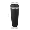 Klocke Design Pflanzgefäß/Bodenvase schwarz ⌀ 34 cm x H 75/97 cm