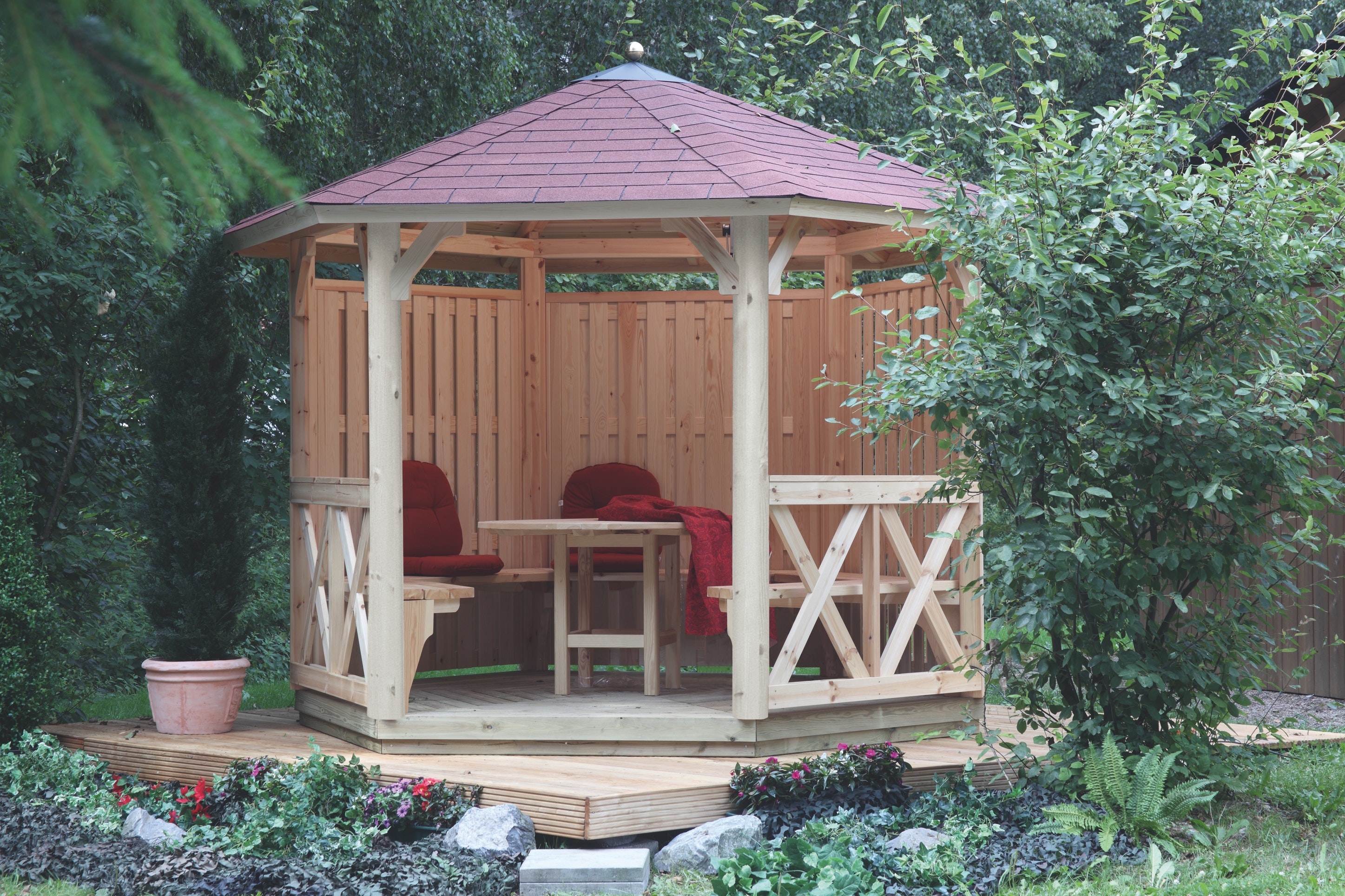 Wolff Finnhaus Sechseck Pavillons