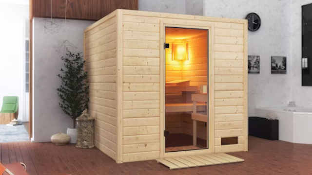 Karibu Saunen mit niedriger Deckenhöhe