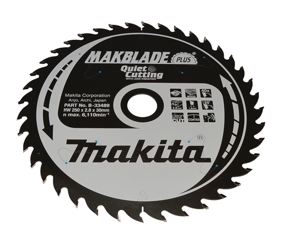 Makita MakBlade+ Sägeblätter 250mm