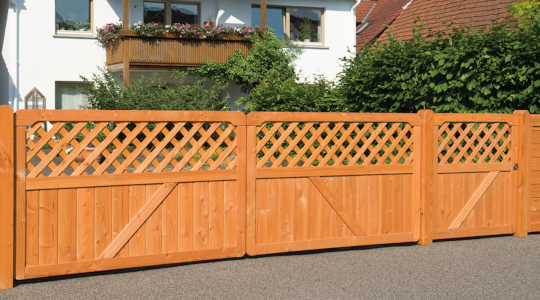 BM Massivholz Zaunserie Mainau