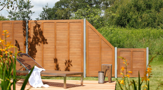 TraumGarten Holz Sichtschutz