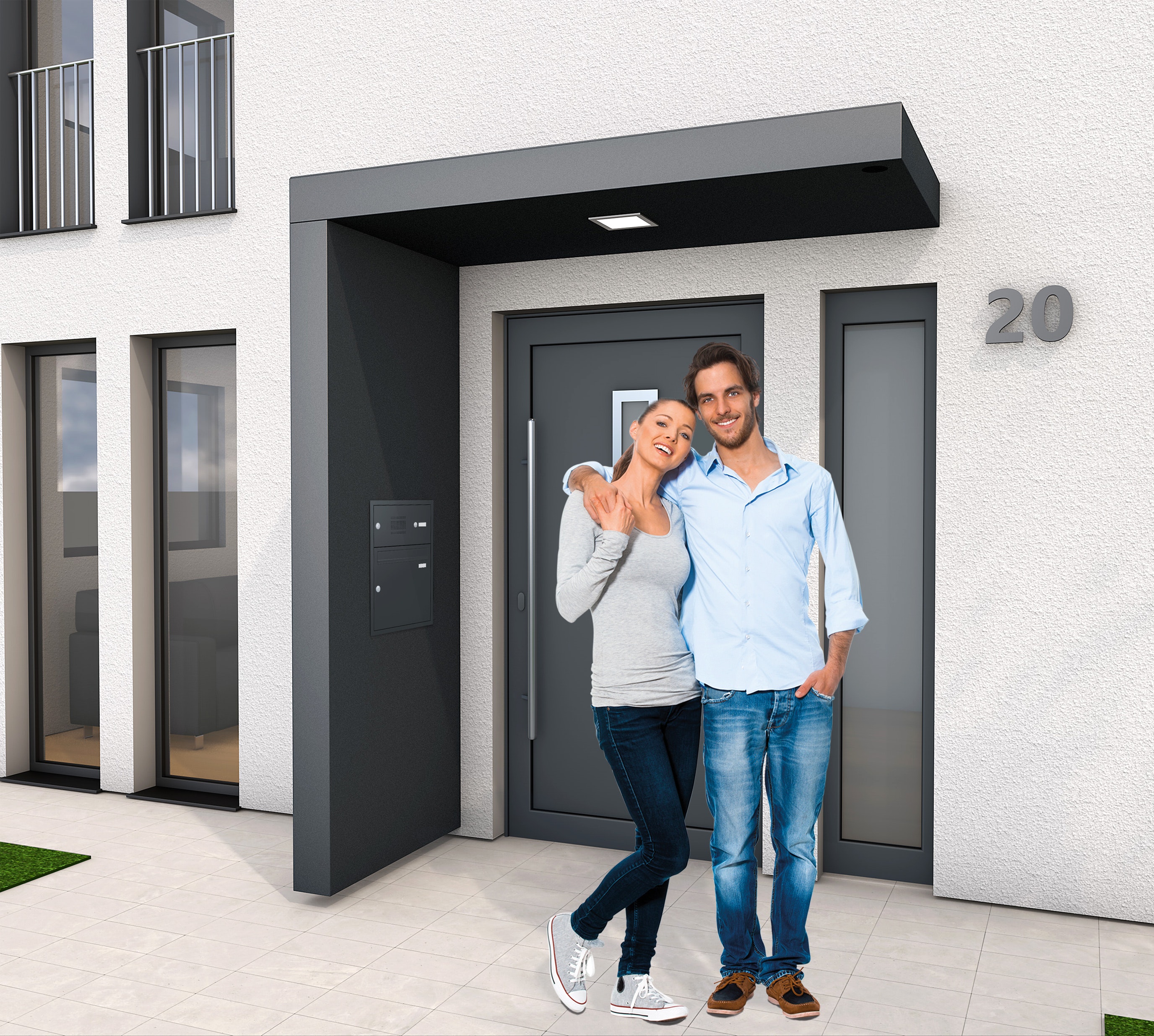 Vordächer für Haustüren