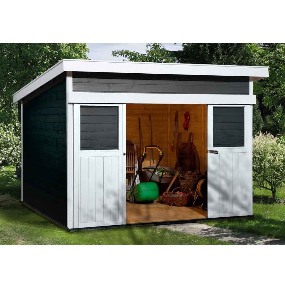 Weka Gartenhaus mit Schiebetür