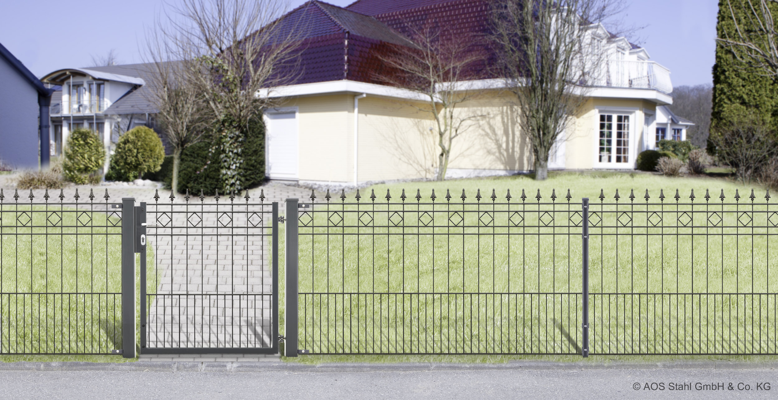 Schmuckzaun Zaun Komplett-Sets