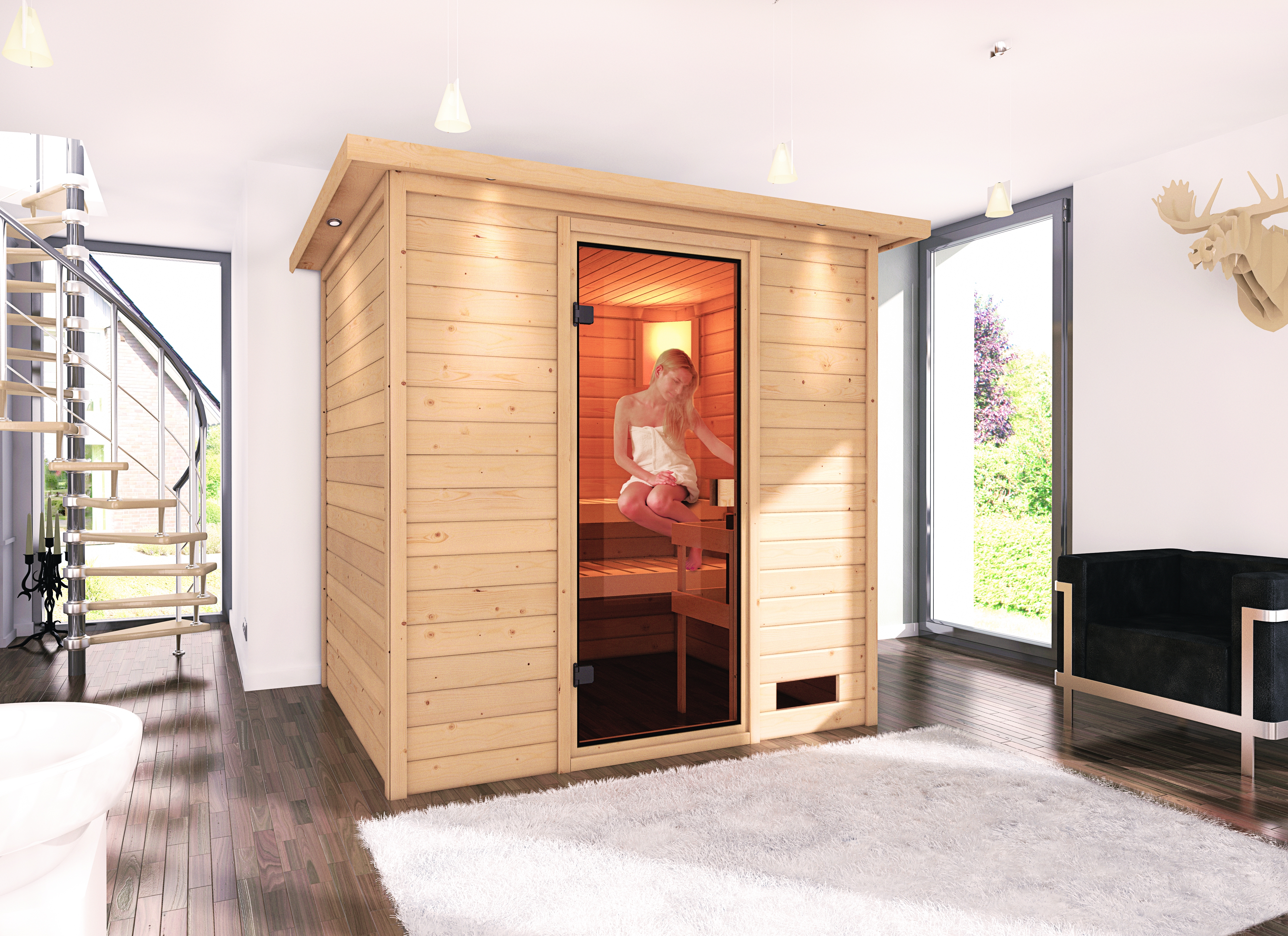 Massivholzsaunen