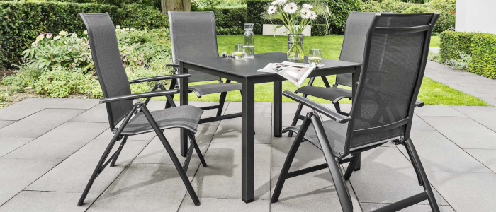 Gartenmöbel aus Aluminium