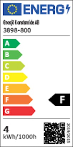 Energieeffizienzklasse F