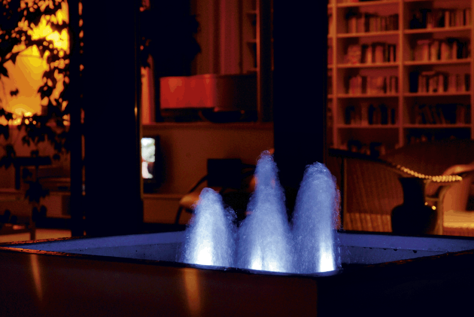 Quellsteinbeleuchtung