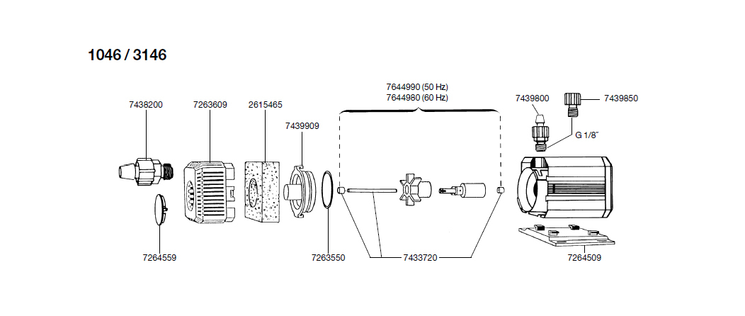 Zubehoer für Aquarienfilter & Aquarienpumpen
