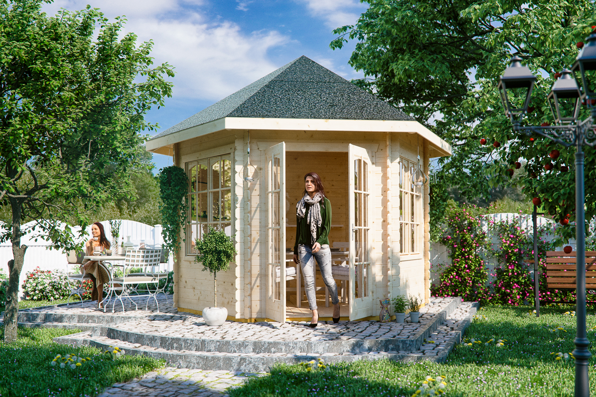 Spitzdach Gartenhäuser