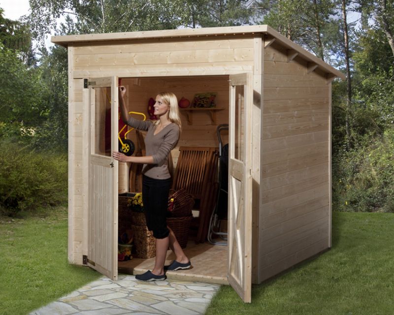 Weka Gartenhaus mit Doppeltür
