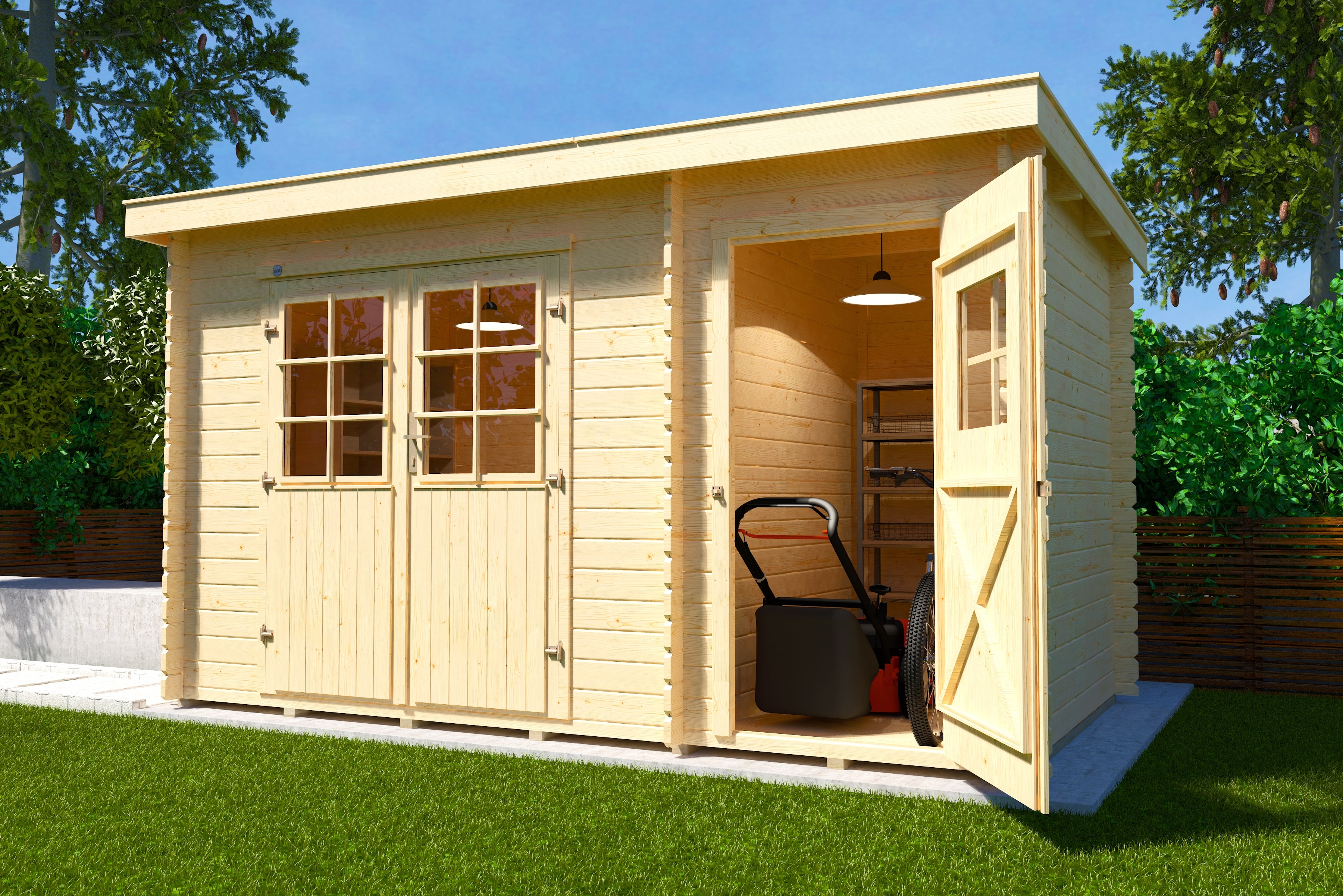 Weka Zweiraum-Gartenhäuser