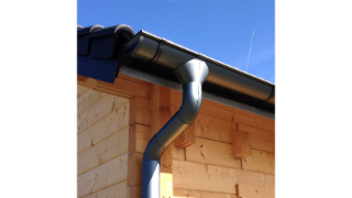 4H&G Halbrundrinnen RG100 METALL