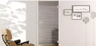 Griffwerk Glasdrehtüren