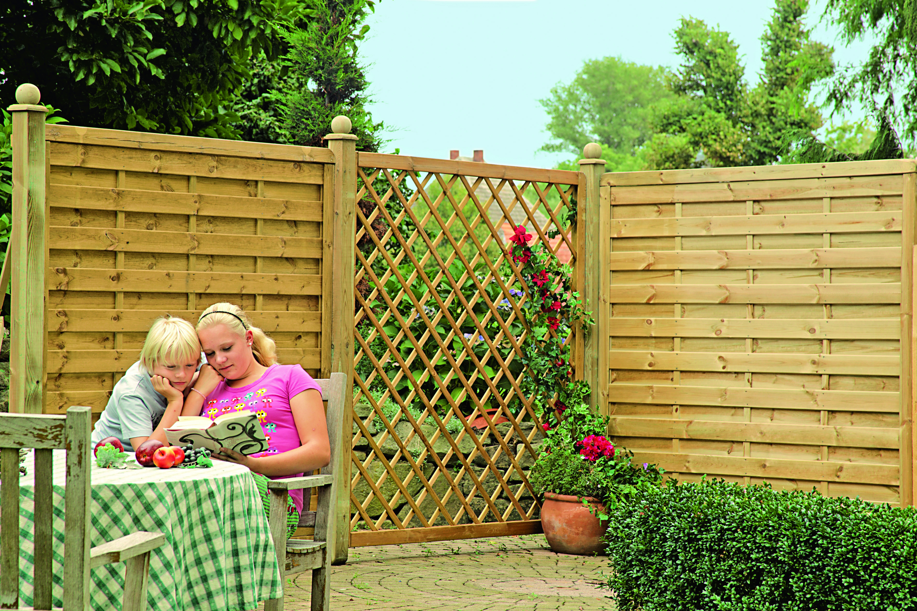 Holz Sichtschutz Zäune