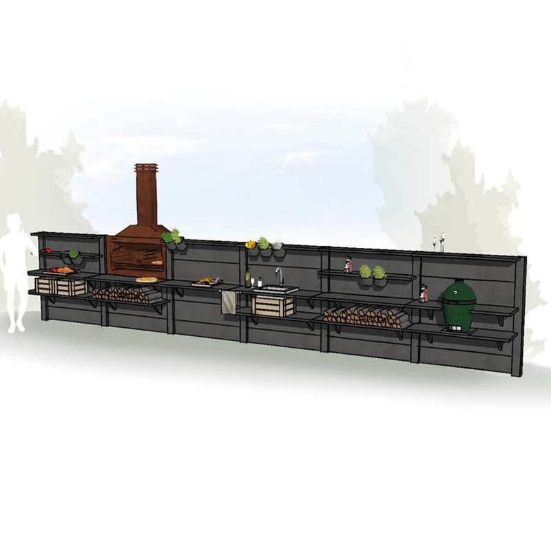 WWOO 6 Segmente Outdoorküchen
