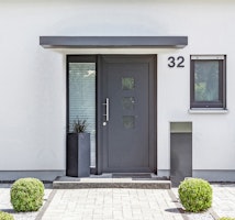 Gutta Rechteckvordach BS 250 Schwallleiste
