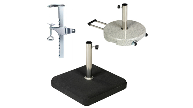 Sonnenschirm Befestigungen