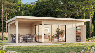 Palmako Zweiraum-Gartenhäuser