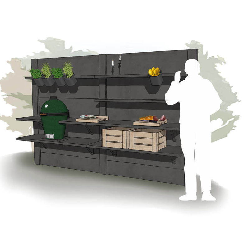 WWOO 2 Segmente Outdoorküchen