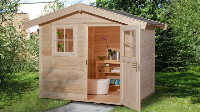 Weka Gartenhaus Satteldach