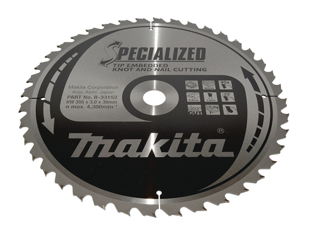 Makita Specialized Sägeblätter 355mm