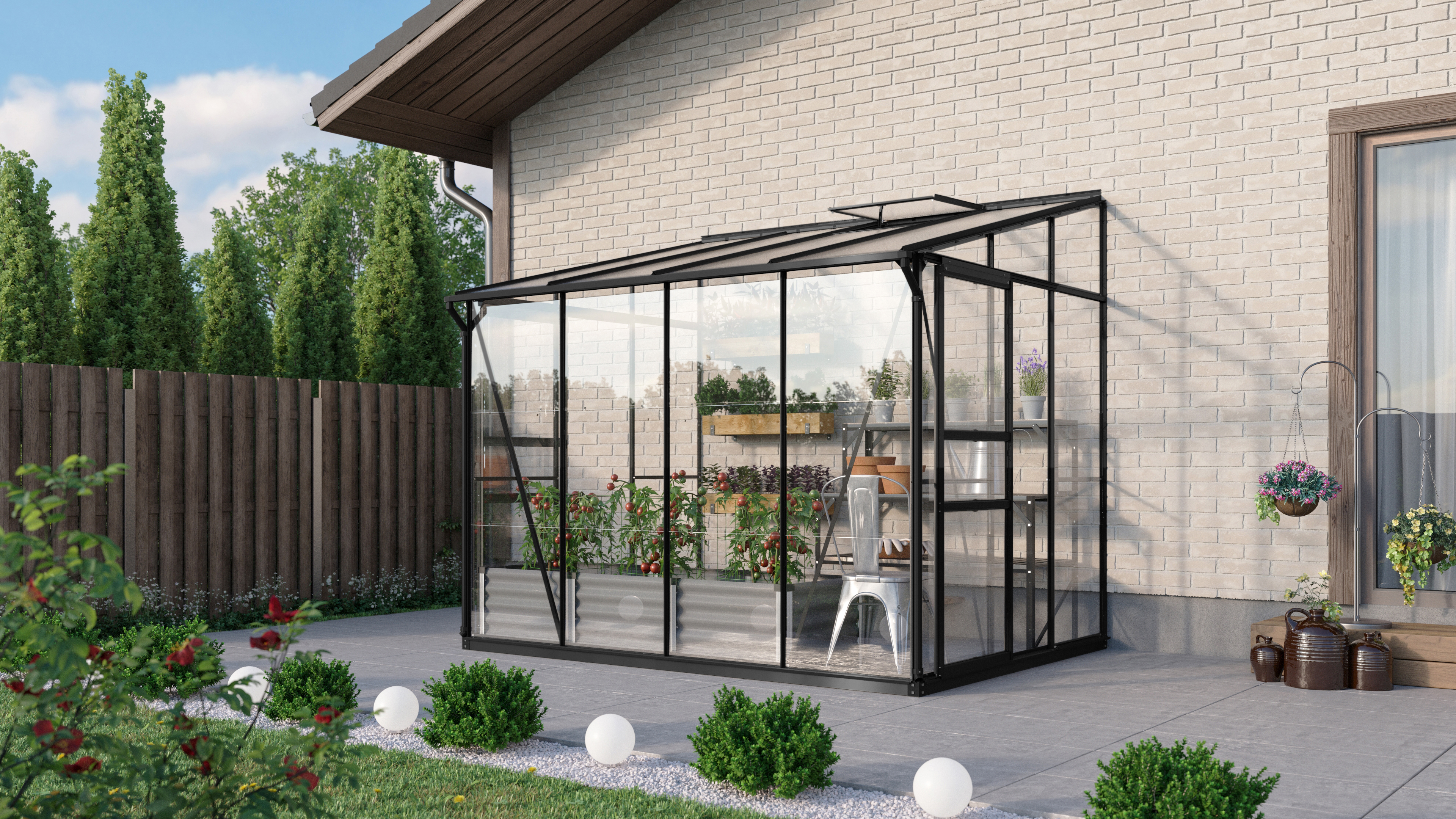 Anlehngewächshäuser