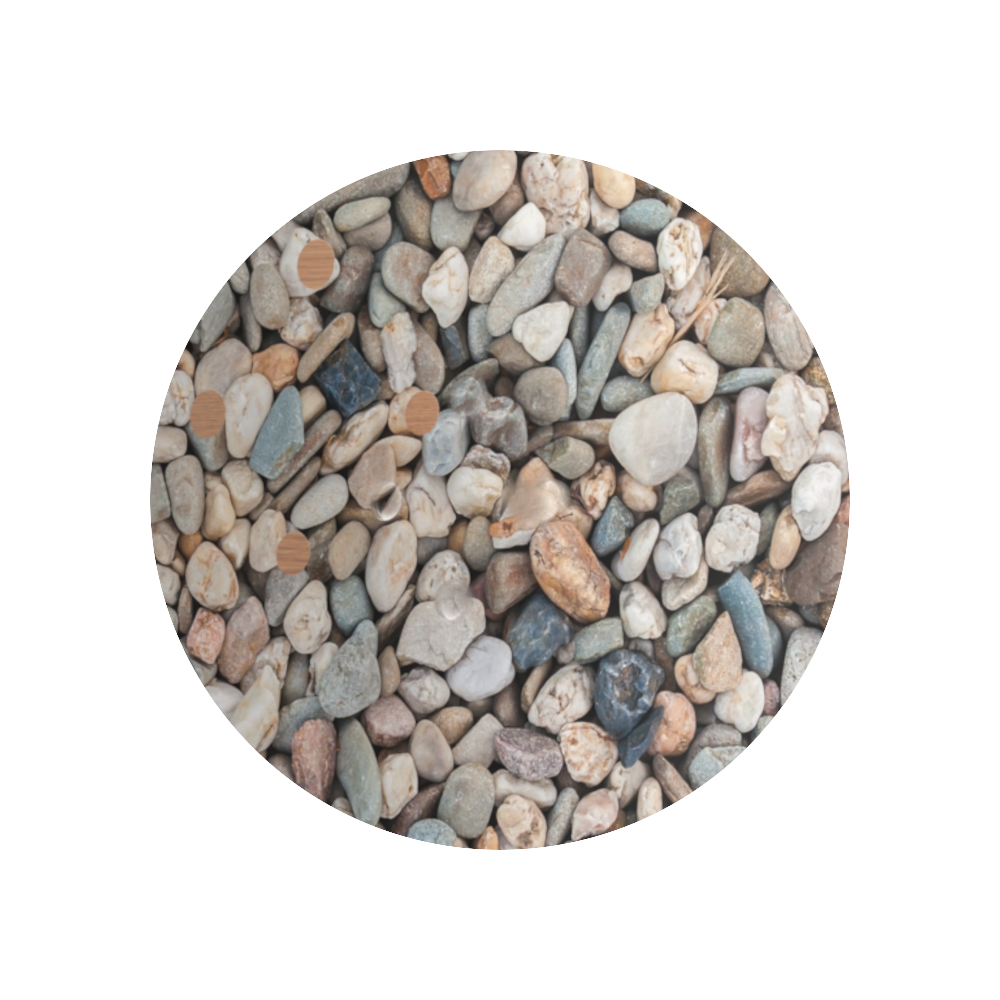 Dekor Kieselsteine Varianten Bild