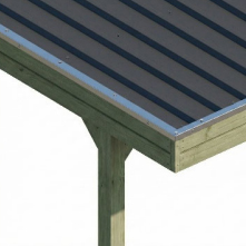 Stahl-Dachplatten (Trapezblech) mit Antikondensvlies Varianten Bild