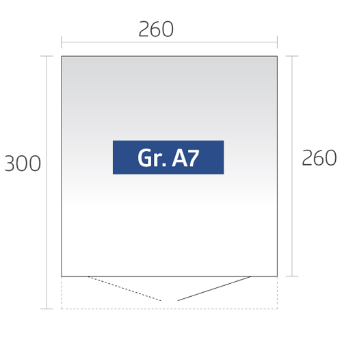 260 x 300cm (Gr. A7) Varianten Bild