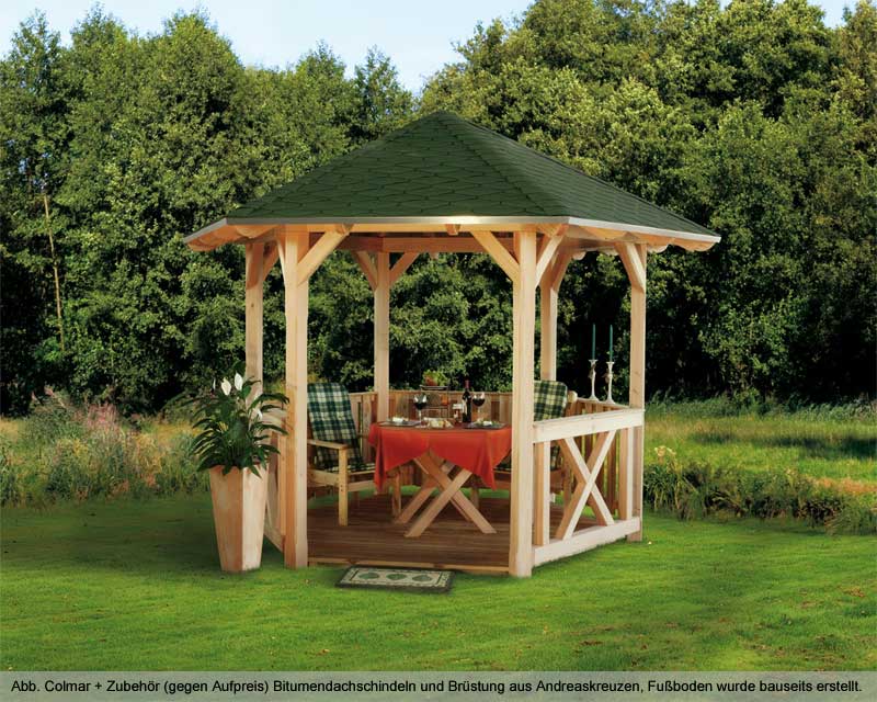 Skan Holz 6-Eck-Pavillons