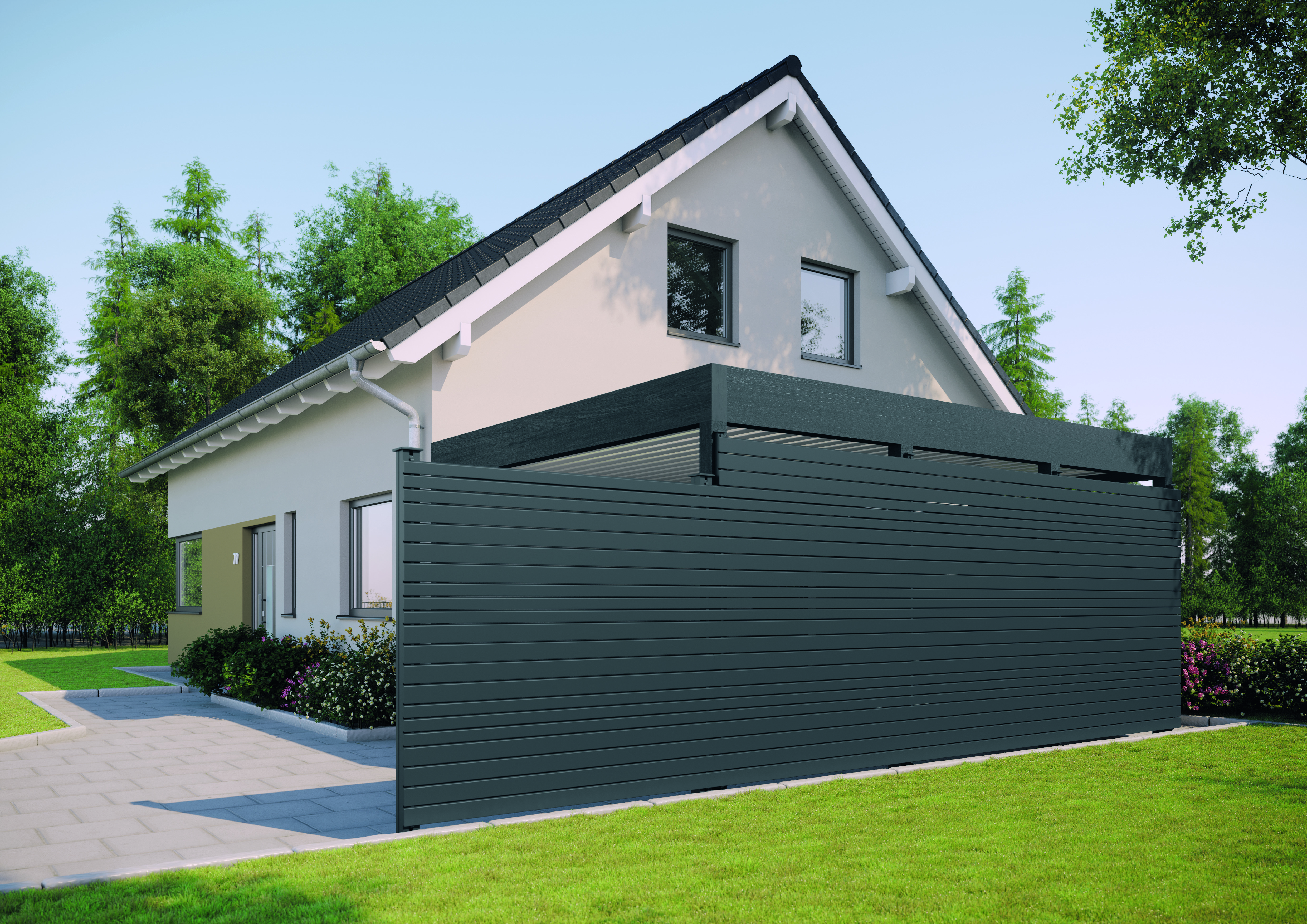 Aluminium Sichtschutz Zäune