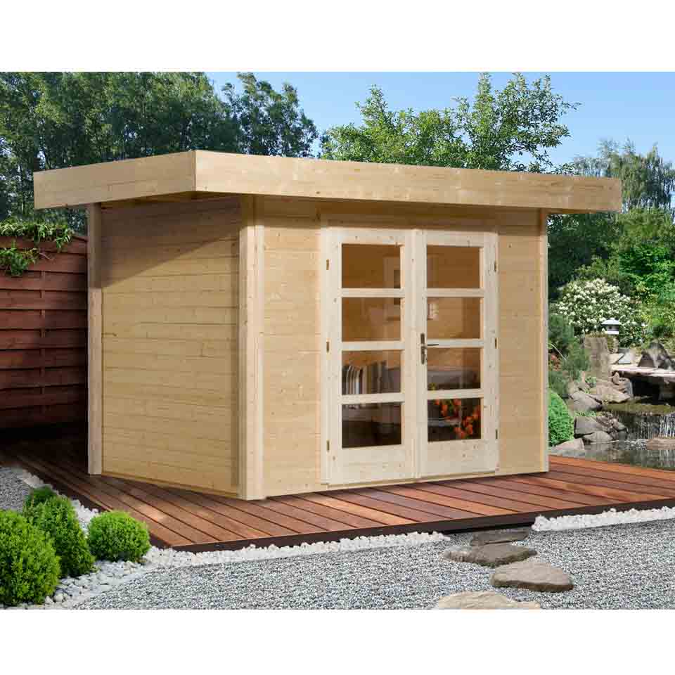 Weka Gartenhaus Flachdach