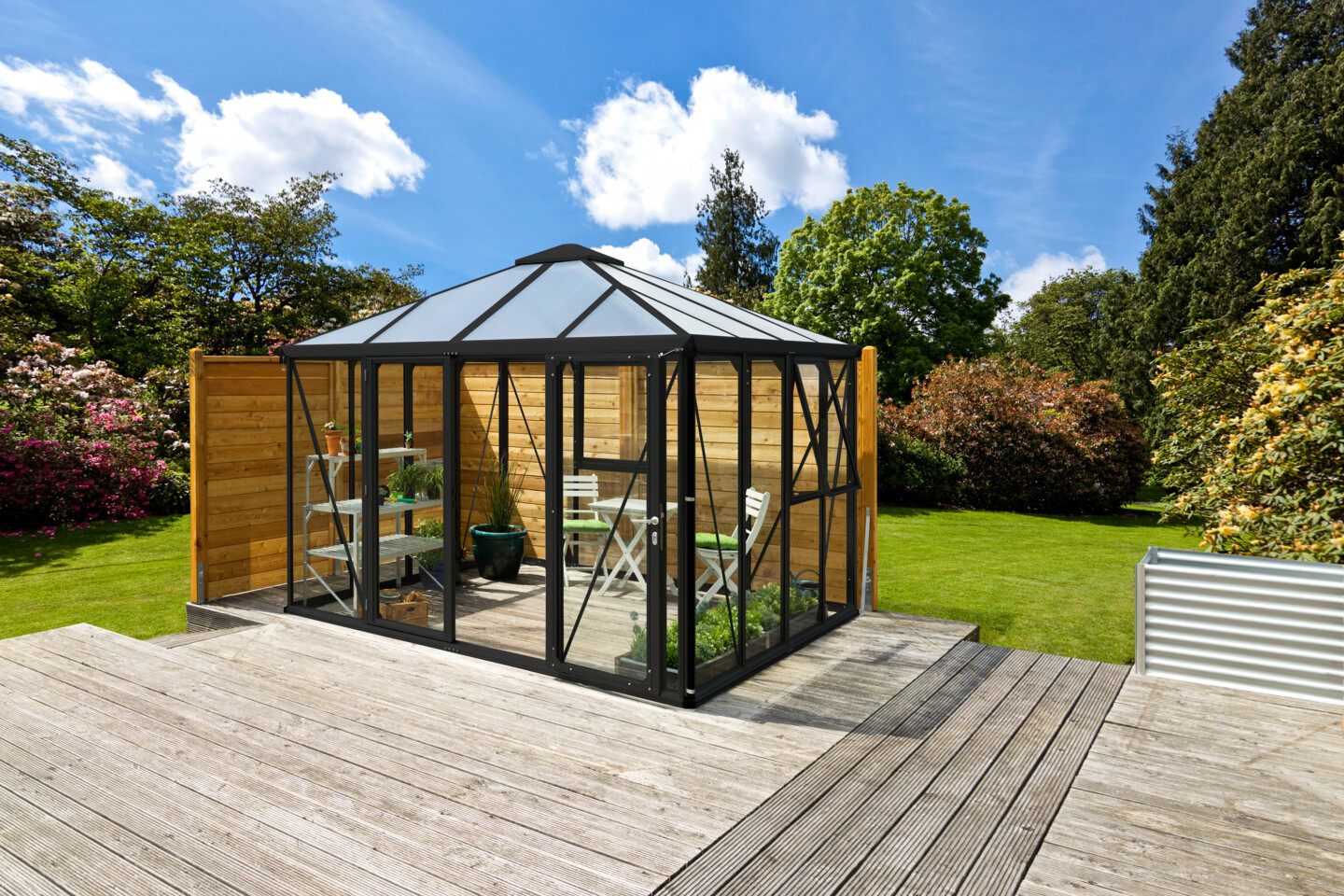 Vitavia Gewächshaus Minos inkl. 3 Seitenfenster