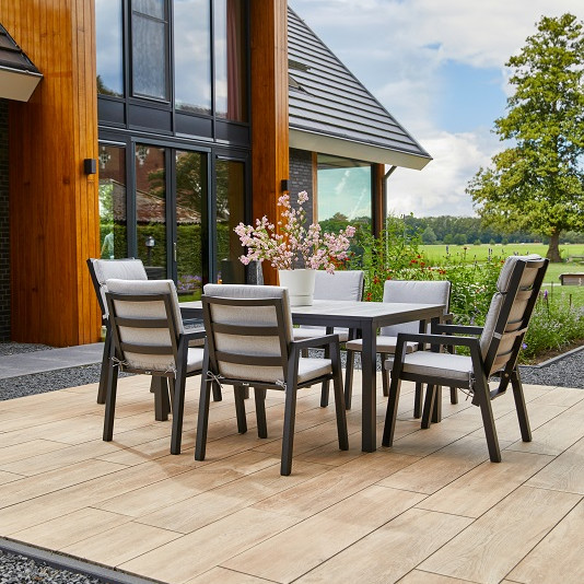 Hartman Dining Tisch COMINO, Aluminium / Keramik