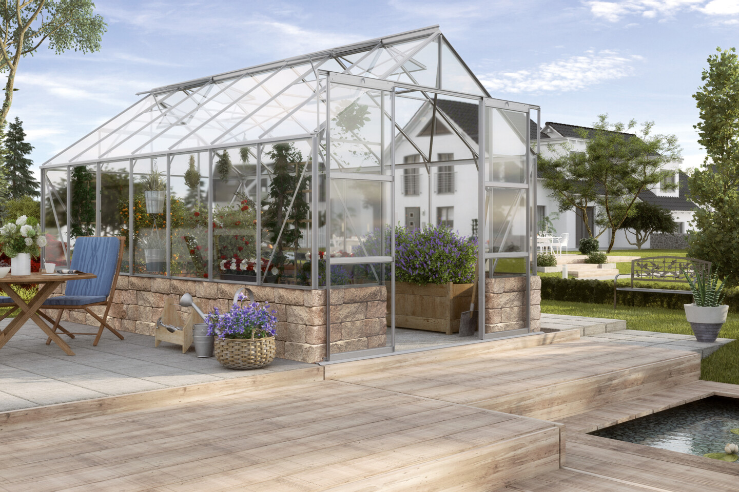 großes Mauergewächshaus Cassandra von Vitavia