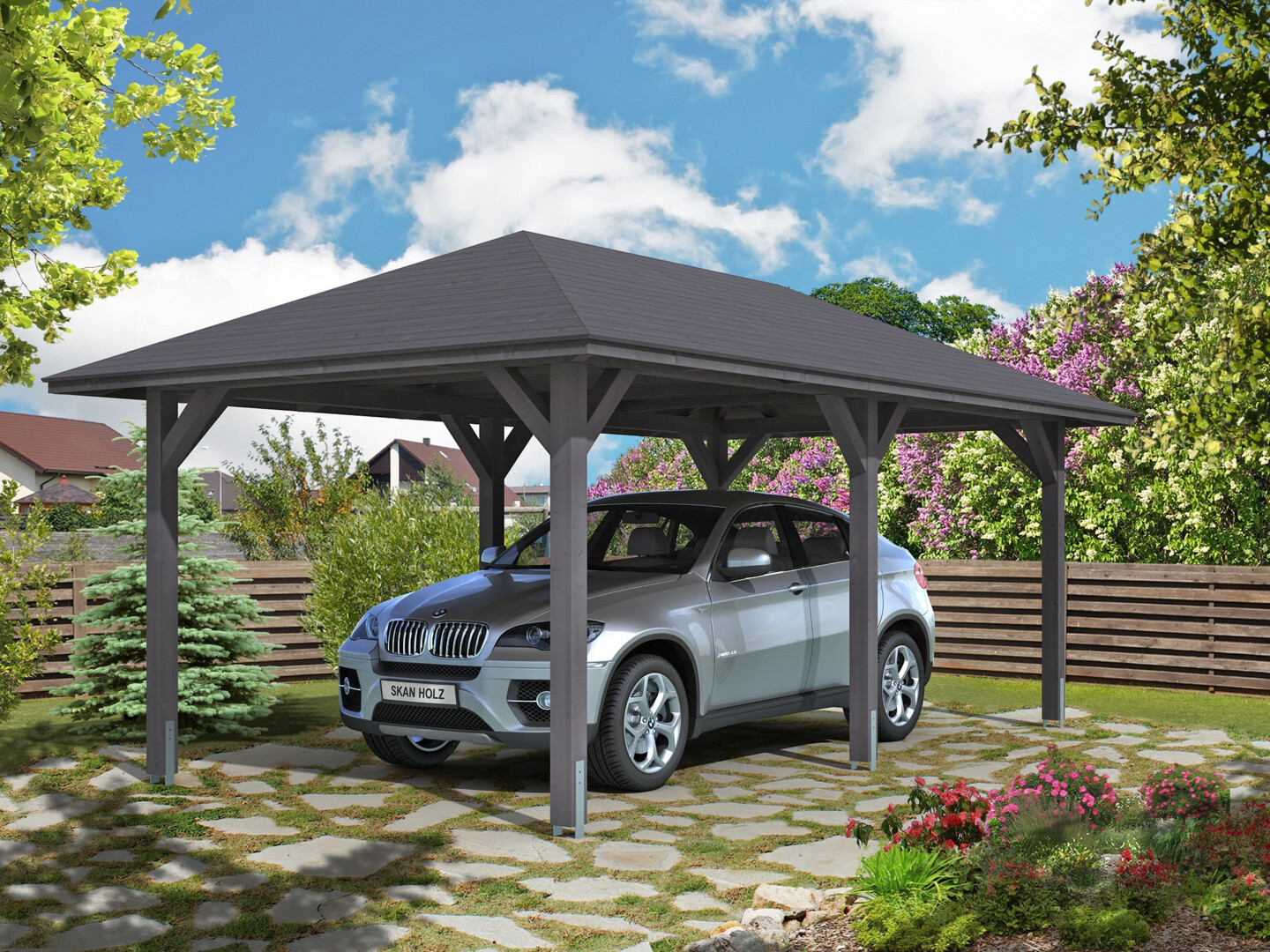 Skan Holz Carport Taunus