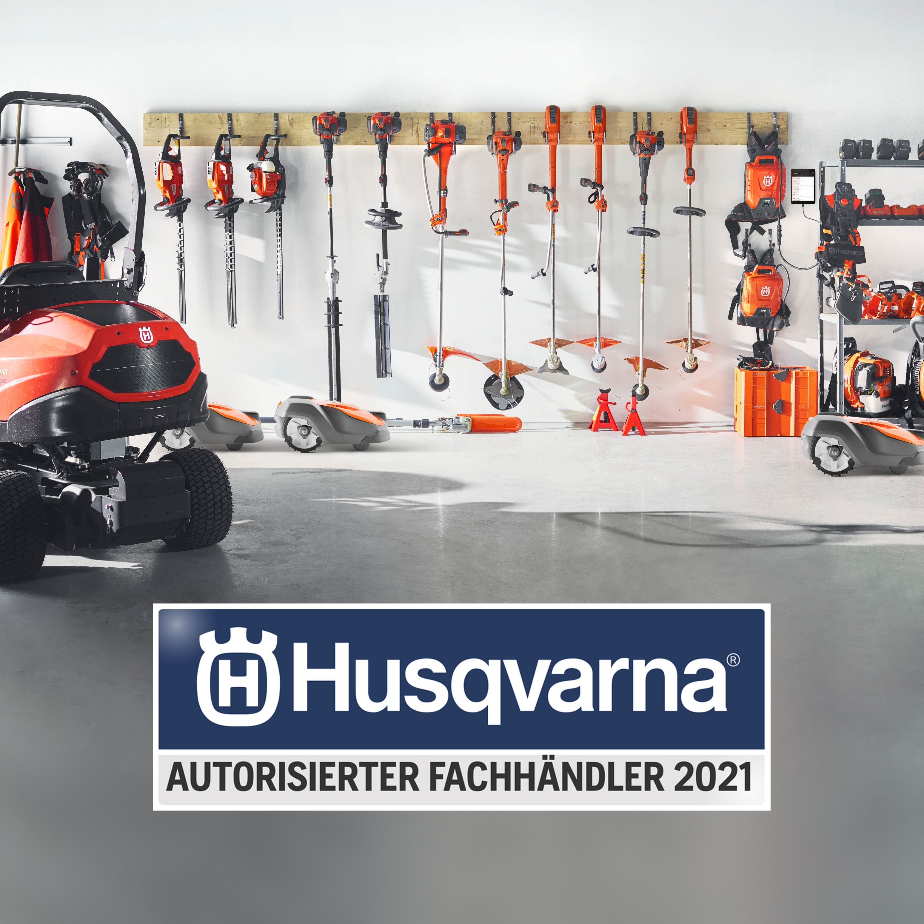 Wir sind autorisierter Husqvarna Fachhändler 2022