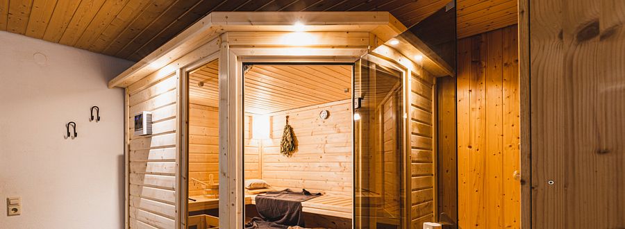 Wellness in der Sauna