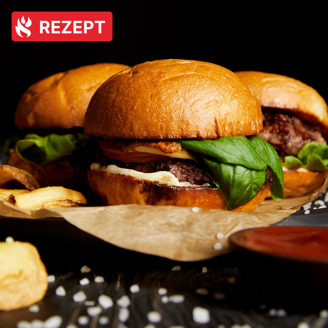 Grills.de-Burger mit dem Weber Genesis II LX-440 