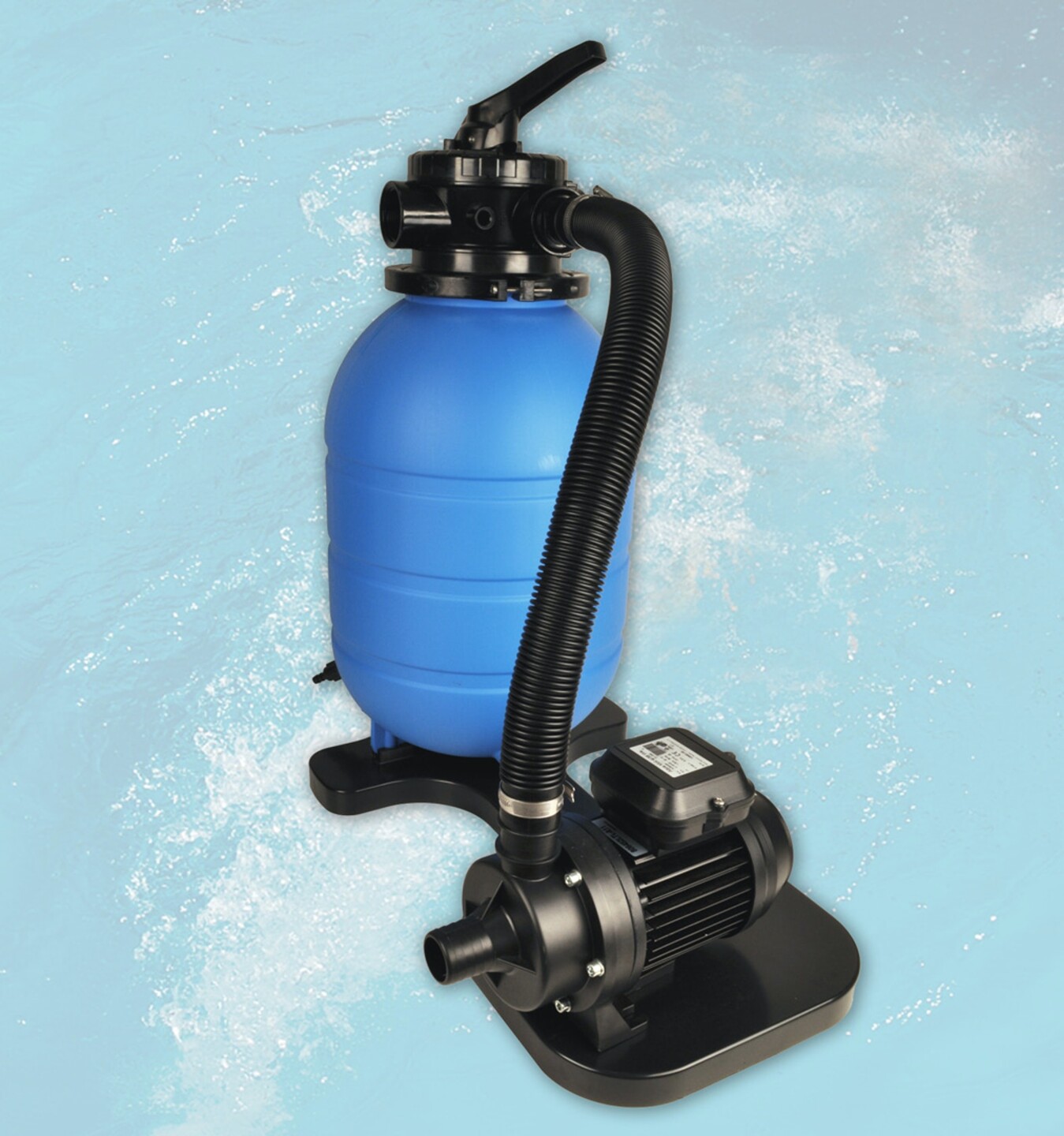 Die Weka Sandfilteranlage MEDI für Pools 593 A und 593 B