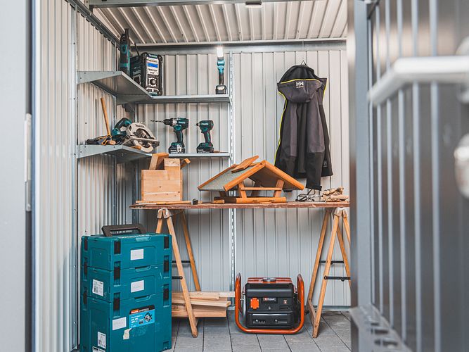 Werkstatt im Gartenhaus