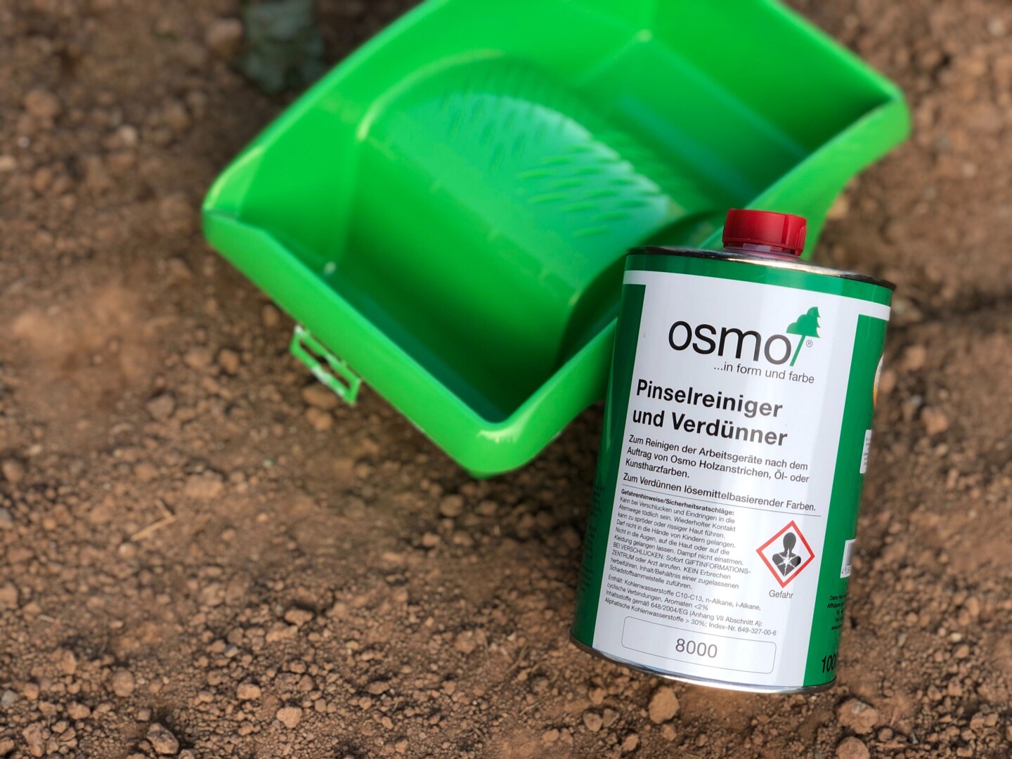 Einfache Reingung: mit dem Osmo Pinslereiniger