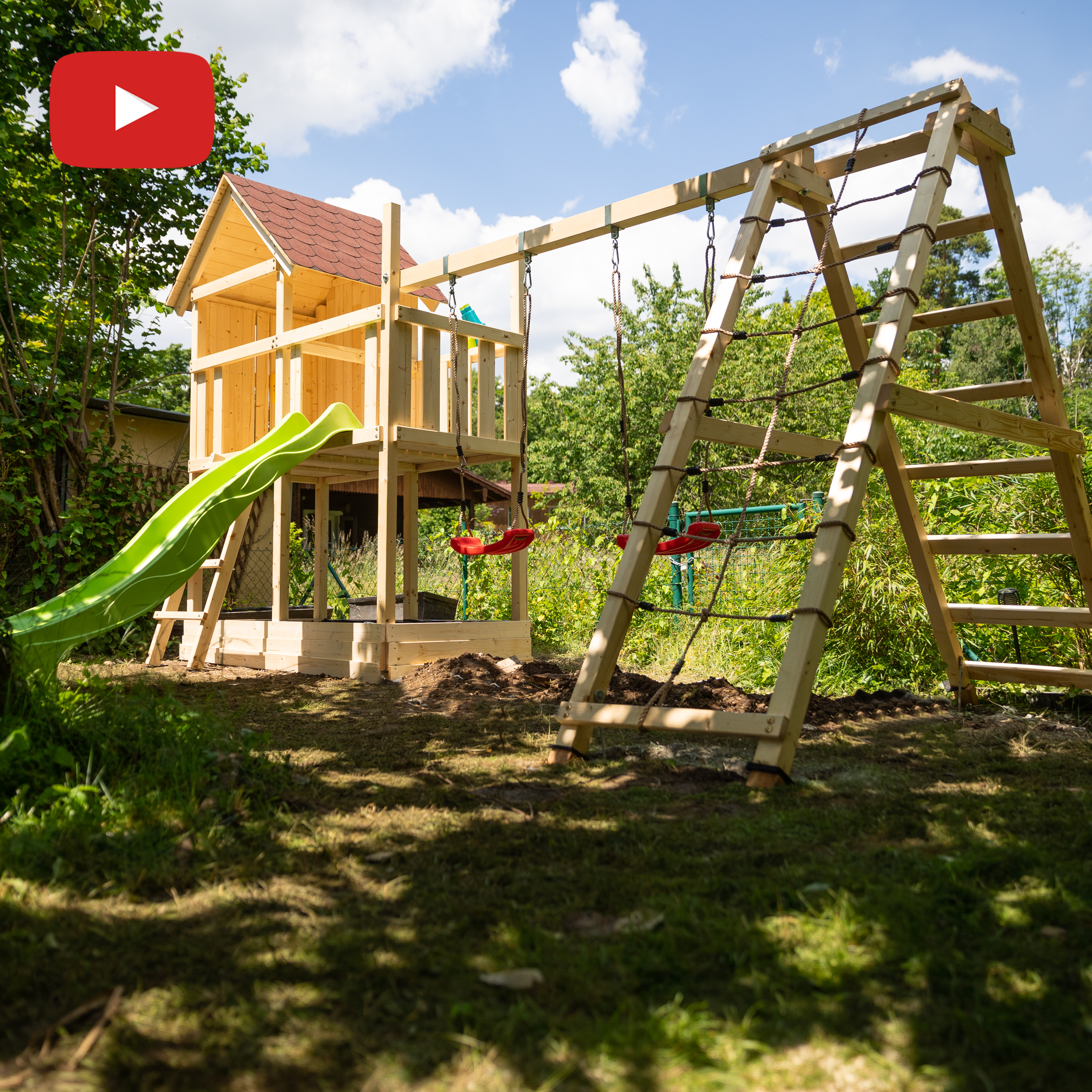 Spielturm bauen - Anleitung