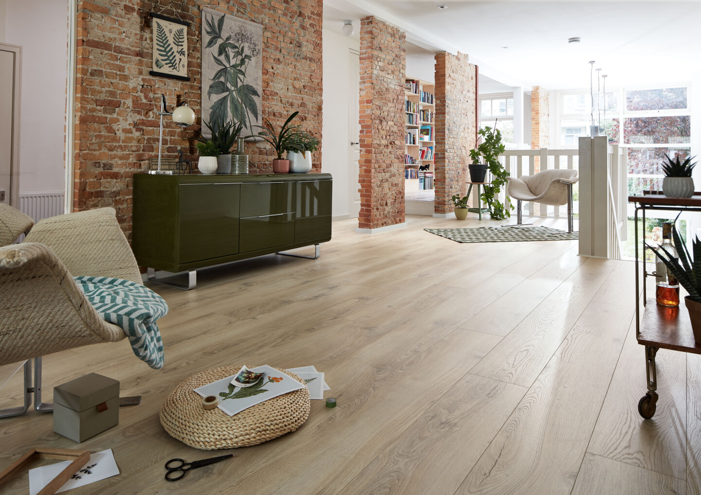 MEISTER Laminatboden Schlosseiche