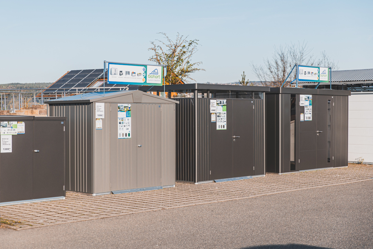Biohort Gerätehäuser und Gartenhäuser Entdecken Sie Biohort Europa, Neo und Co.